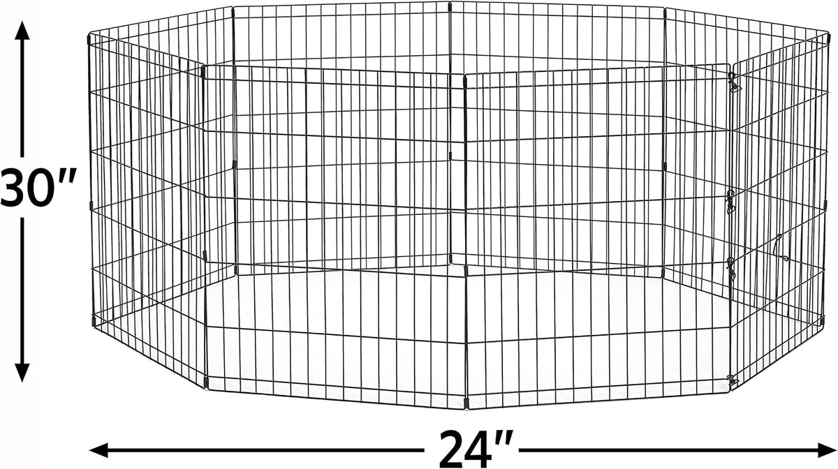 New World by MidWest 24-Inch Exercise Pen, No Door - Medium Dog Pen: 30-Inch High - image 3