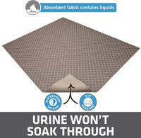 Drymate Cat Litter Box Mat, Litter Trapping Mat - Taupe / 29x36 Inch (Pack of 1) - image 3