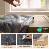 Bedsure Waterproof Dog Blankets for Small Dogs Soft Cat Blanket Warm - S(25x35") / Grey - image 2