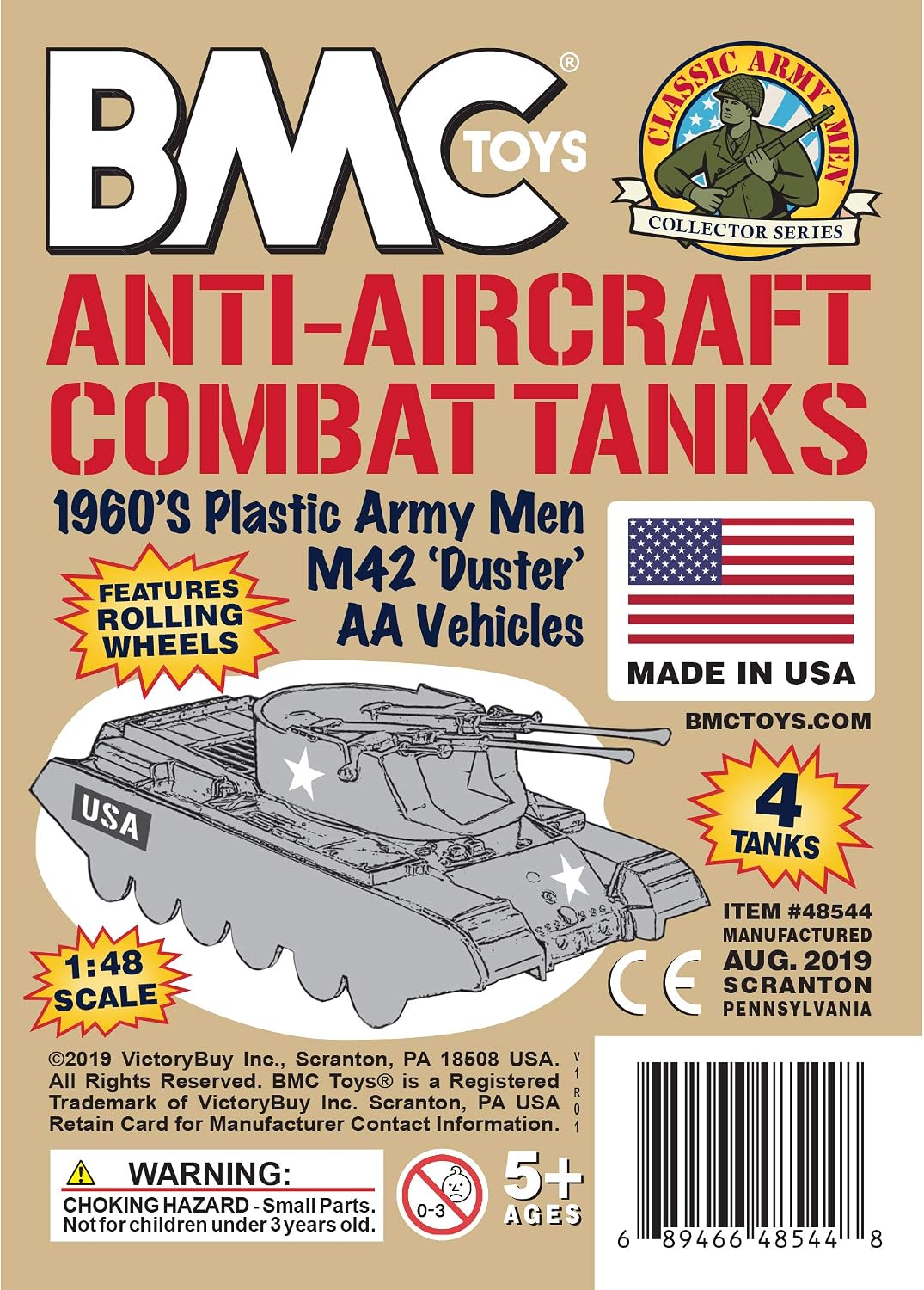 BMC Classic Payton Anti-Aircraft Tanks - Tan - image 4