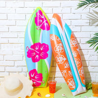JellyArch inflatable surfboard decorations with tropical flower print, set of 4 - view 11