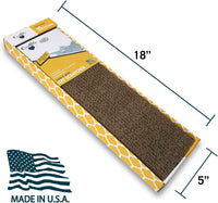 OurPet's Straight and Narrow Single Wide Reversible Cat Scratcher – Essentials for Cats - Single Wide / Pack of 1 - image 3