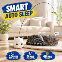 Interactive Cat Toy for Indoor Cats, Automatic Flying Bird Toy – Essentials for Cats - White - image 4