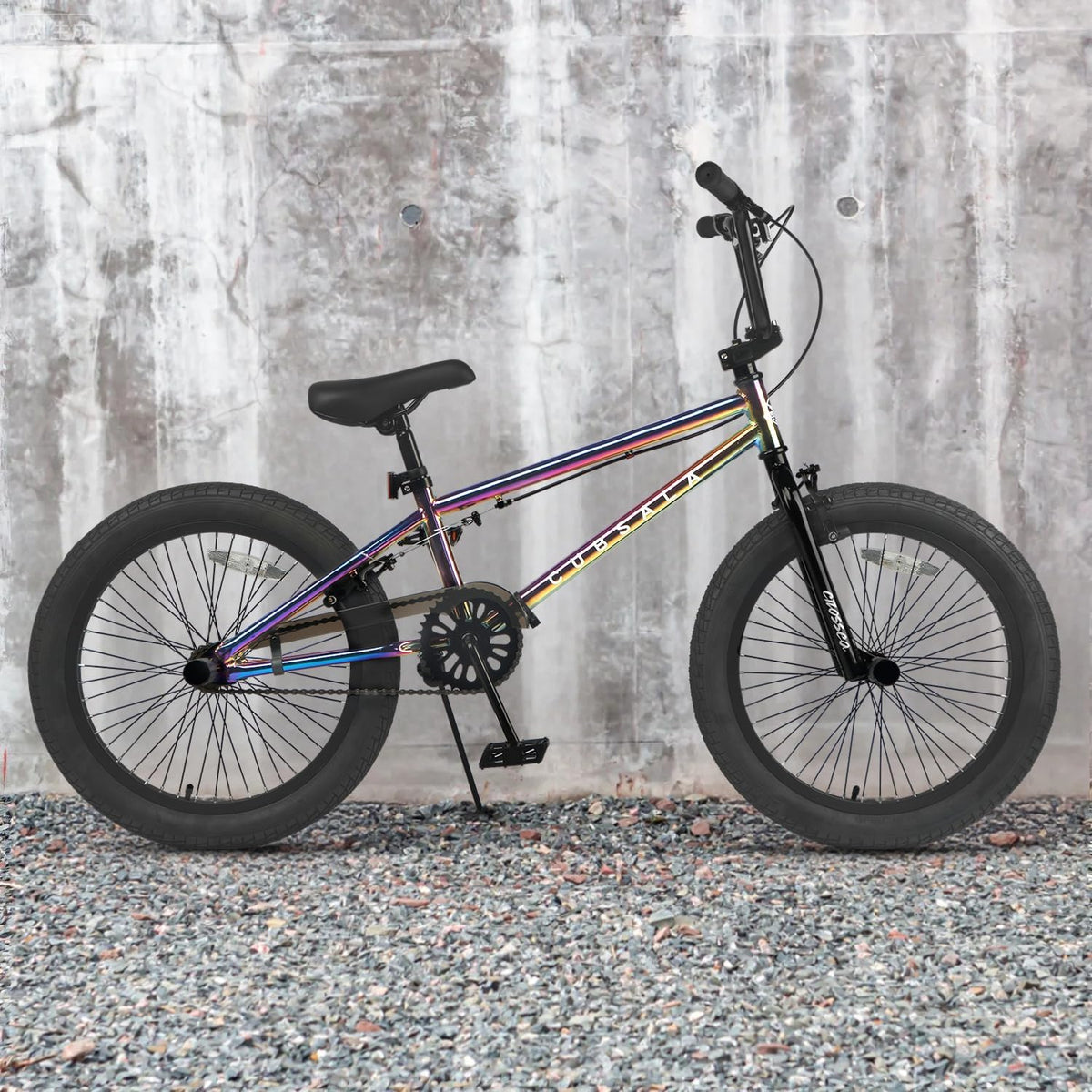 cubsala Crossea 18 20 Inch Kids Freestyle BMX Bike for 5-13 Years Old – Fun for Kids & Family - Colorful & Black / 20 Inch / With 4 Pegs - image 4