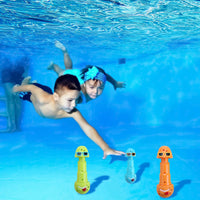 Summer Pool Toys Underwater Diving Games Dive Sticks Duck 3-Pack – Fun for Kids & Family - Clown Egges - image 4