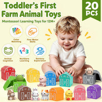 Learning Toys for 1, 2, 3 Year Old Toddlers - FARM - image 2