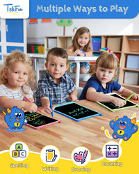 TEKFUN 2 Pack LCD Writing Tablet with Stylus - Blue+2pack / 8.5 inch - image 2