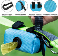 2 Pack Dog Poop Bag Holder for Leash + 80 Count Doggie Waste Bag - Blue-Two - image 4