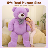 MaoGoLan 47 Inch Giant Teddy Bear - Purple / 6 Feet - image 2