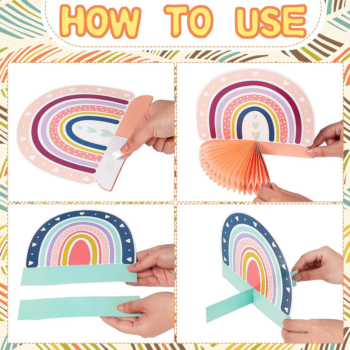 10 Pcs Candy Party Decorations Candyland Table Decor Welcome - Boho - image 3