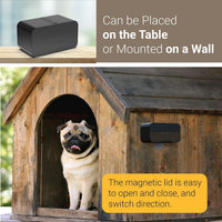 SVD.PET Dog Poop Bag Dispenser, Wall Mount Waste Bag Dispenser - Black / 1 Dispenser only - image 2