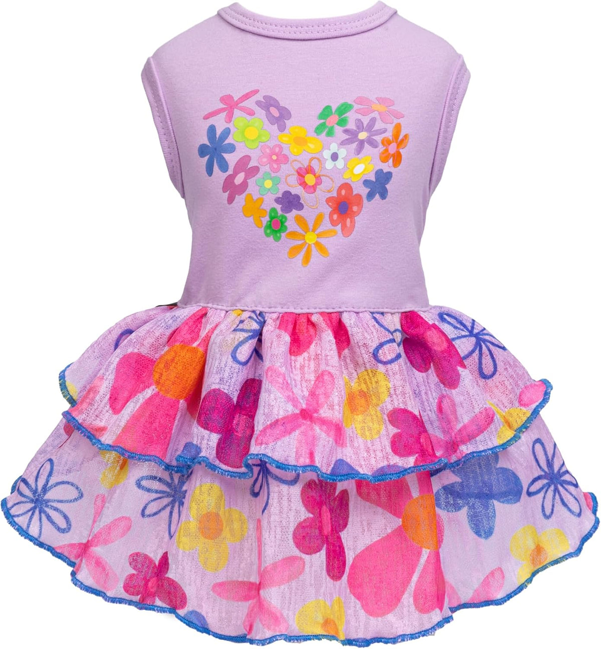 Fitwarm Halloween Pumpkin Dog Dress - X-Small / Floral Heart