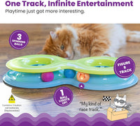 Catstages Infinity Ball Track for Cats, 3 Balls Included, 17.4" – Essentials for Cats - image 2