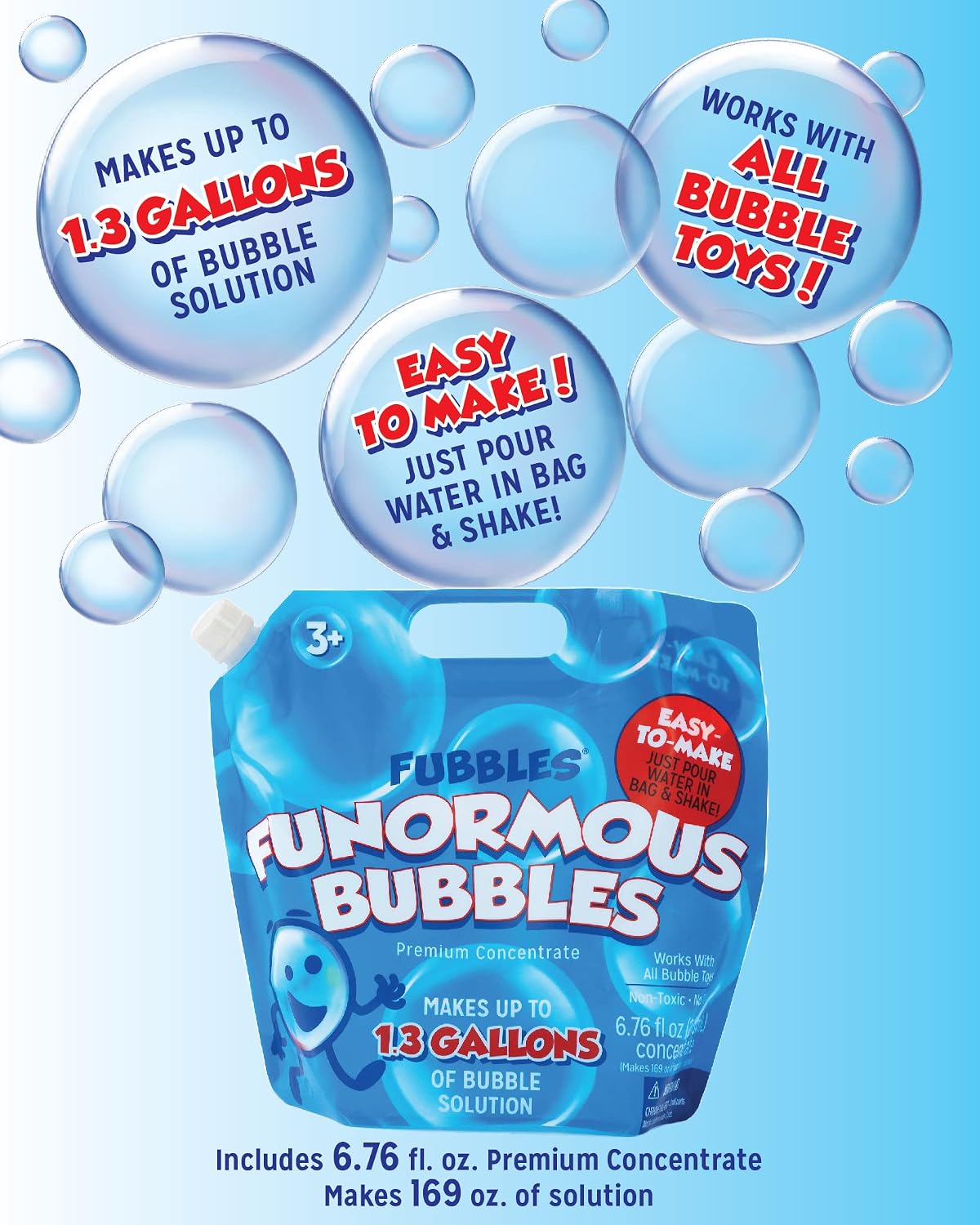 Little Kids Bubbles by Fubbles, Bubble Solution Refill - image 2