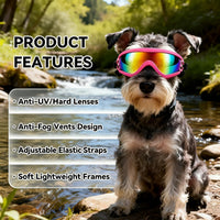 Enjoying Clear Dog Goggles Medium to Large Breed - Gloss Pink / Medium Breeds - image 4