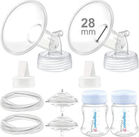 Maymom Pump Parts Compatible with Spectra S1 S2 9 Plus Breastpump - 28mm Flange