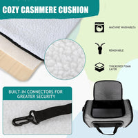 Top tasta Dog Cat Carrier Pet Carriers for Small Medium Large Cats - 18.0"L x 11.5"W x 11.5"H / Grey&Black - image 4