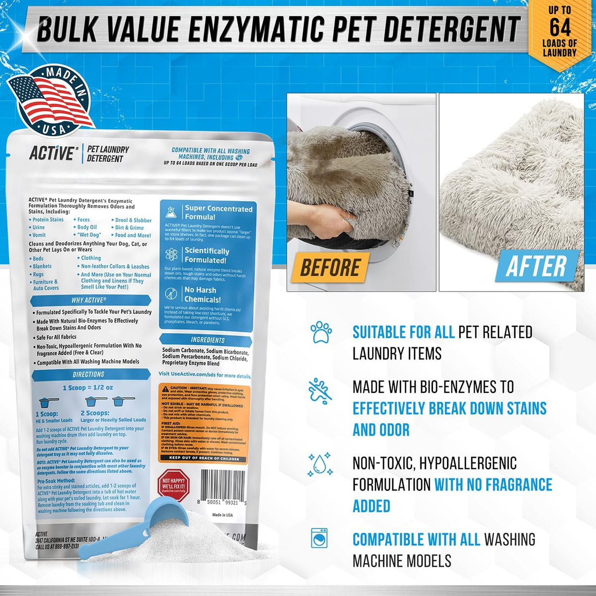Pet Laundry Detergent Odor Remover - image 3