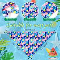 Chunful 100 Pcs Fall Dog Bandanas Bulk Maple Leaf Print Autumn Pet - Fruit / 19.7 x 13.8 x 13.8" - image 3