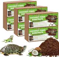 2 Pack Compressed Coconut Fiber Substrate for Reptiles – Daily Care for Reptiles And Amphibians - 6 pack