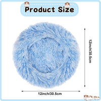2 Pack Guinea Pig Beds Warm Winter Hamster Small Animal Bed – Daily Care for Small Pets - Pink and Blue - image 2
