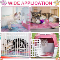 Reginary 4 Pcs Waterproof Guinea Pig Blankets Washable Small Animal Fleece Bedding Absorbent Guinea Pig Cage Liners Reusable Pet Pee Pad Sleep Mat for Hamster Ferret(Tie Dye Pattern,35 x 24 Inch)