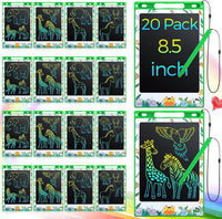 Zhehao 20 Pack 8.5 Inch LCD Writing Tablet Drawing Board - Green / Stylish