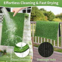 30 x 20 inches 2 Pack Fake Grass Pee for Dogs Artificial Grass Rug - 30 x 30 Inch (Pack of 2) - image 4