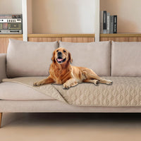 Waterproof Blanket, Couch Covers for Dogs, Reversible Protector – Essentials for Dogs - 30x90 Inch (Pack of 1) / Dark Beige