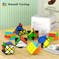 Vdealen Speed Cube Set, 2x2 4x4 Pyramid Mirror Dodecahedron Magic Cube Pack, Puzzle Cube Bundle - 8 Pack-Cube Set - image 2