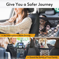 rabbitgoo Dog Car Net Barrier for SUVs, Car Divider - 13.98" x 15.55" - image 3