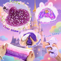 6-Pack Pink Slime Kit for Girls - Purple - image 3