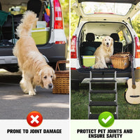 Foldable Dog Stairs for Car - 6 Steps - image 4