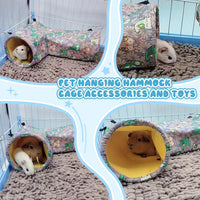 EAEDMY Guinea Pig Rat Ferret Hammock - 4.Tunnel-Owl - image 2