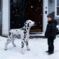 Jet Creations 37" Inflatable Standing Cow - Dalmatian Black/White - image 3