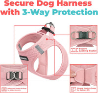 Voyager Step-in Air Dog Vest Harness - Pink / XS (Chest: 13 - 14.5") - image 2