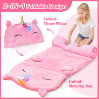iPlay, iLearn Kids Unicorn Sleeping Bag - Unicorn - image 4