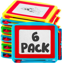 Magnetic Drawing Boards for Kids Erasable Sketch Tablets – Fun for Kids & Family - 6-Pcs