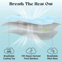 LE SURE ApexCloud QMAX>0.5 Breathable Dog Cooling Mat for Large Dog - 24" x 18" (Small) / Grey - image 3