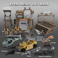 JOYIN Military Base Toys Set Including Army Vehicles - image 2