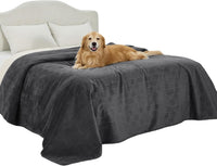 Bedsure Waterproof Couch Cover for Sofa and Dogs Quick Drying - 82x102 inch / Charcoal