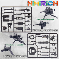 Weapons Pack Military Toy Set Building Blocks Model for Soldier - 25 PCS-Bazooka Rocket Launcher Set - image 2
