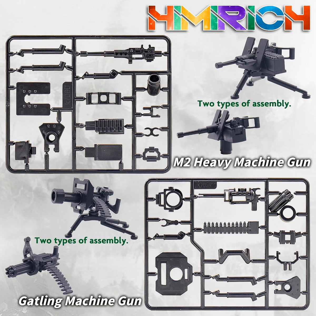 Weapons Pack Military Toy Set Building Blocks Model for Soldier - 25 PCS-Bazooka Rocket Launcher Set - image 2