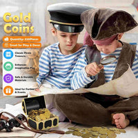 AiFanS 320 plastic gold pirate coins in 4 patterns - view 3