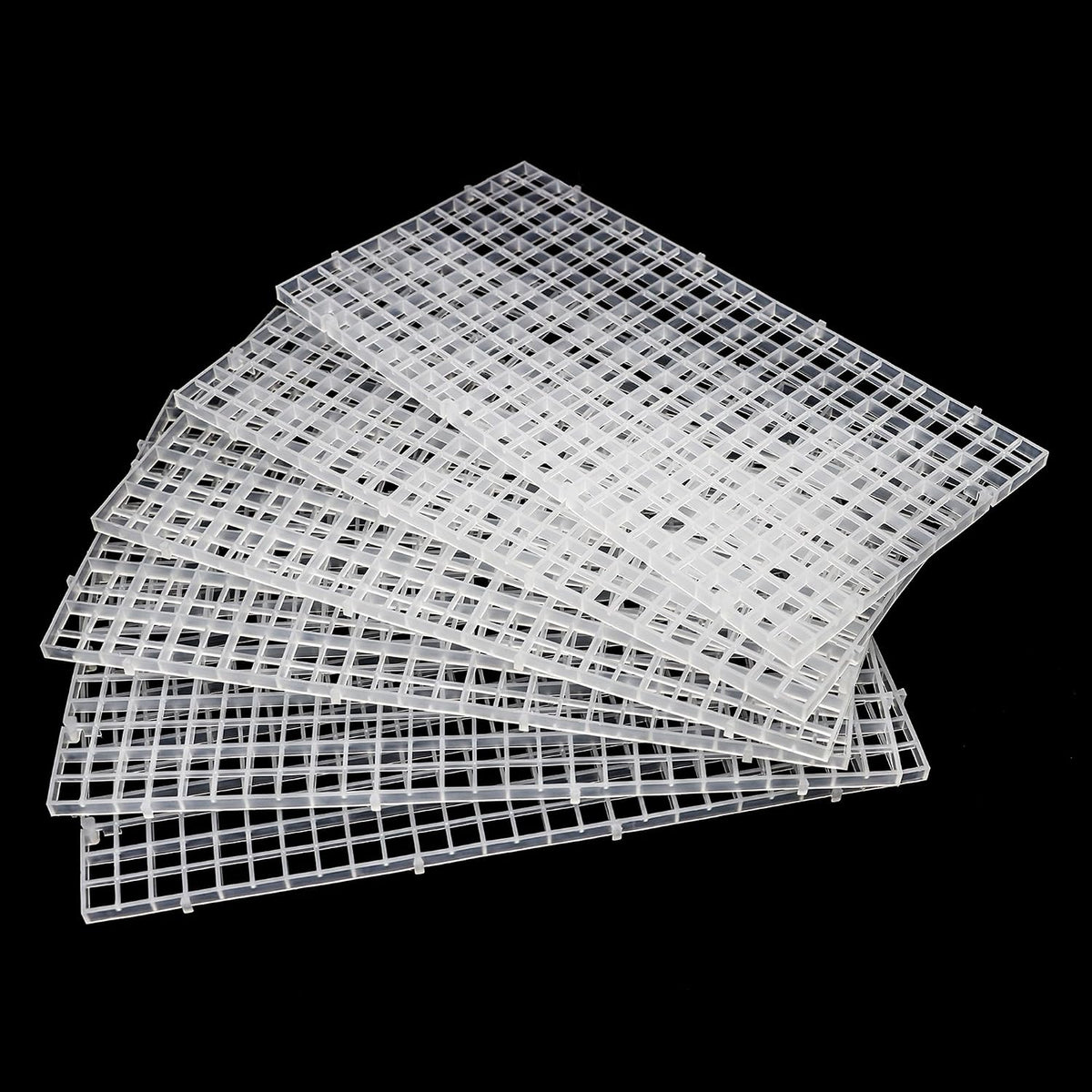 12 Pcs Aquarium Fish Tank Divider Plastic Egg Crate, L – Essentials for Fish - S 24pcs - image 3