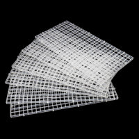 Aquarium Fish Tank Divider Plastic Egg Crate Filter Bottom Tray - S 6pcs - image 3