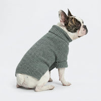 Fitwarm Thermal Knitted Dog Sweater Doggy Winter Coat Pet Clothes - X-Large / Heather Grey - image 4