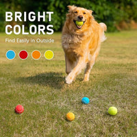 Prime Pets Tennis Balls for Dogs, 2.5 Inch Squeaky Dog Balls for Play & Fetch, Squeaky Tennis Balls for Medium, Large Dogs, Dog Toy Balls