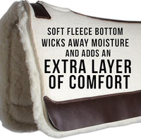 Professional's Choice 100% Steam-Pressed Wool Felt Saddle pad