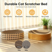 FUKUMARU Cardboard Cat Scratcher Bed - Polka Dot - image 3